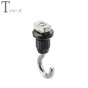 ピクチャーレール フック Tフック 30A 5個入り フックA(天井付け用) 後入れタイプ ブラック TOSO トーソー(3)