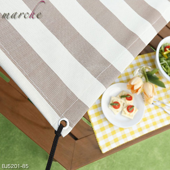 オーニング・日よけ サンシェード マルシェP 巾180cm×長さ270cm 無地タイプ