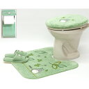 となりのトトロ もりのかぜ 普通便座ふたカバー トイレマット スリッパ ホルダーカバー 4点セット