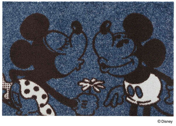 Disney Mat Collection マット Mickey/ミッキー＆ミニー 50cm×75cm（ディズニーのマット）