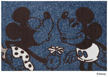 Disney Mat Collection マット Mickey/ミッキー＆ミニー 60cm×90cm（ディズニーのマット）