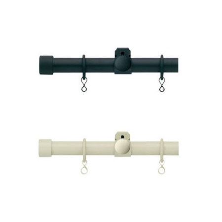 タチカワ カーテンレール プロヴァンス プレーンフィニアル 3.1m シングル正面付けセット 【タチカワカーテンレール】