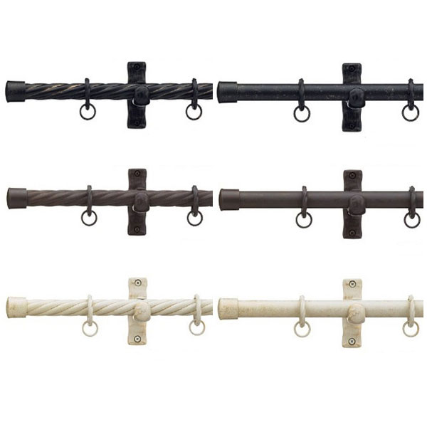 タチカワ カーテンレール プロヴァンスEX プレーンフィニアル 2.1m シングル正面付けセット 【タチカワカーテンレール】