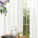 東リ オーダーカーテン フフル TKF20716 レース カーテン ソフトプリーツ加工(SL) 2倍ヒダ 幅251~300cm×丈161~180cm