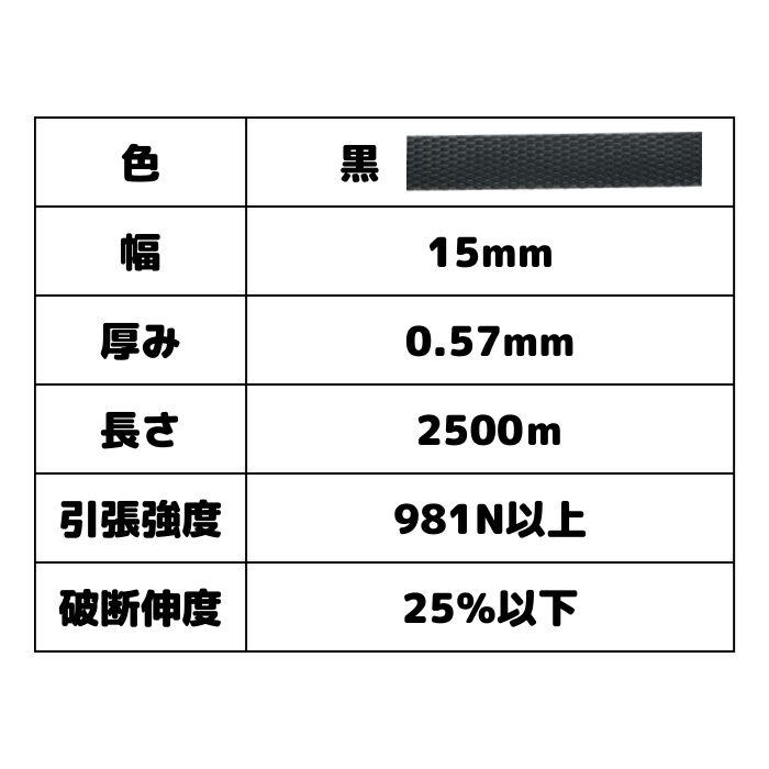 PPバンド リサイクルバンド グリーンライトバ...の紹介画像3