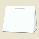 【送料無料】HEIKO 紙袋 T型チャームバッグ W3 白無地 10 枚