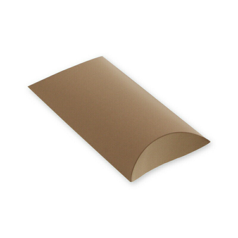 【ネコポス対応/2束まで送料270円】HEIKO 箱 ギフトボックス AX型(ピローボックス) AX-7 クラフト 10枚