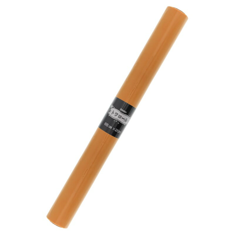 SWAN フラワーラッピングロール トワロール 10 オレンジ 巾65cm×20m巻 1本