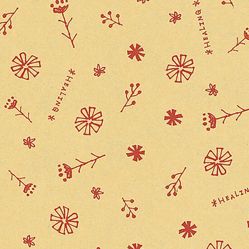 HEIKO ギフト包装紙 ハトロン判半才 ハーブフラワー R