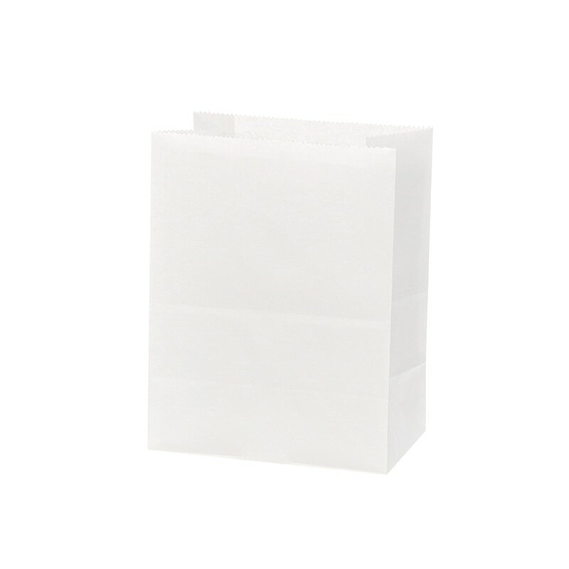 HEIKO NF耐油角底袋 13-8 白無地 100枚