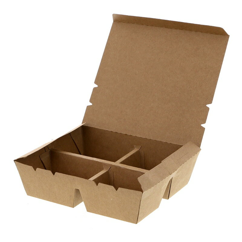 HEIKO エコランチボックス　4仕切　クラフト