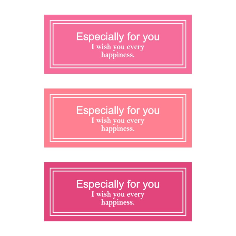 【ネコポス対応/20束まで送料270円】HEIKO 業務用ギフトシール スタイリッシュB ピンク 300片