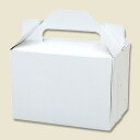 HEIKO　箱　キャリーケース　ホワイト　3．5×5　ケーキ2〜3個用　25枚