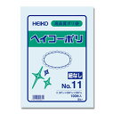 【ネコポス/2束まで送料245円】HEIKO ポリ袋 透明 ヘイコーポリエチレン袋 0．03mm厚 No．11 100枚