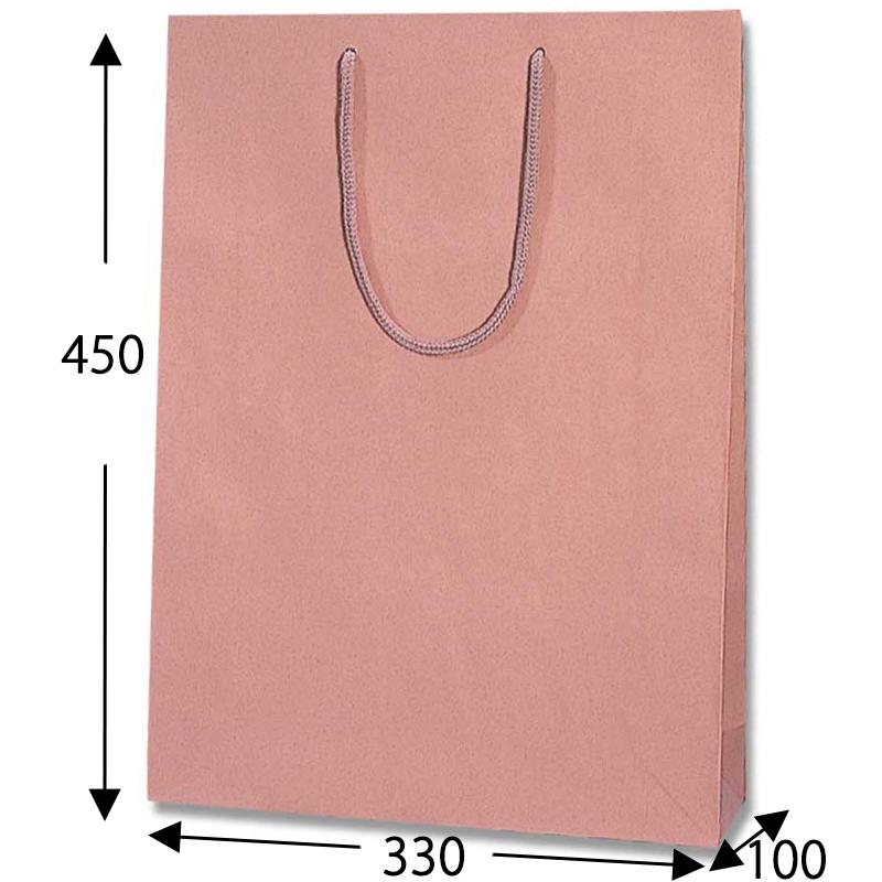 HEIKO　紙袋　プレーンチャームバッグ　2才　小豆　10枚