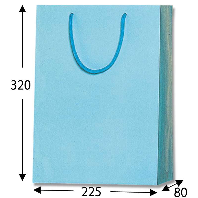 HEIKO 紙袋 ブライトバッグ SWT 浅葱 10枚