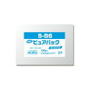 【ネコポス対応/4束まで送料270円】OPP袋 ピュアパック S14−20(B6用) 100枚