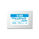 【ネコポス対応/4束まで送料245円】OPP袋 ピュアパック S14－20（B6用） 100枚