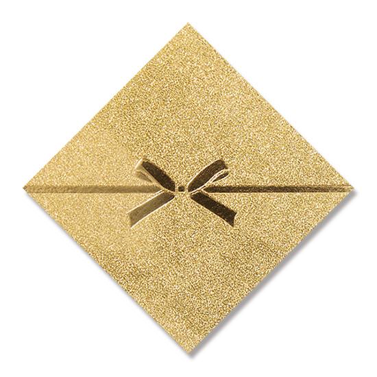 【ネコポス対応/20束まで送料270円】HEIKO ギフトシール スクエア リボンG 32片