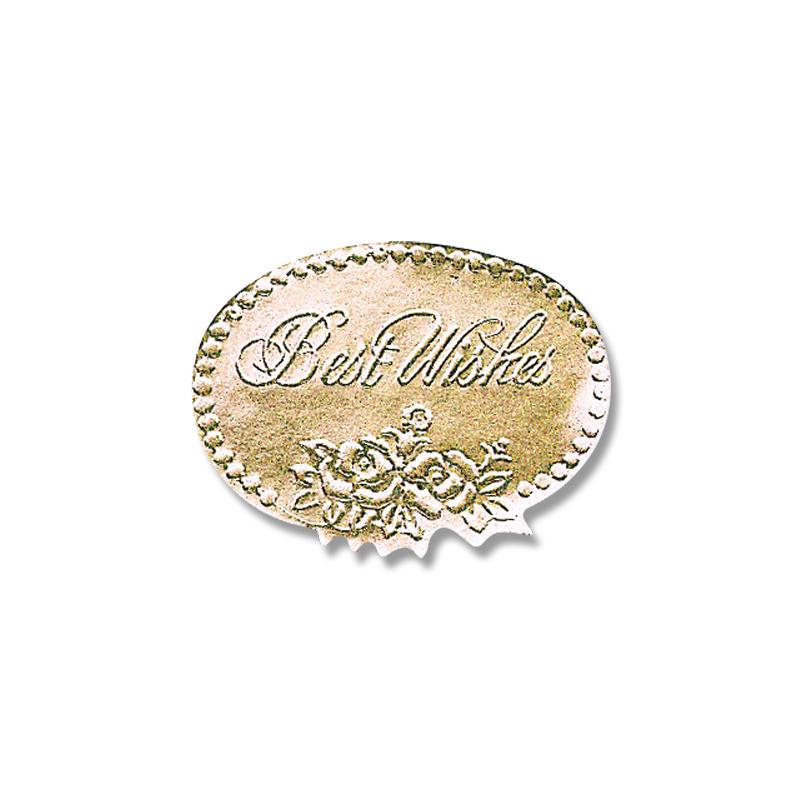 【ネコポス対応/20束まで送料270円】HEIKO ギフトシール ベストウィッシュ金 S 100片