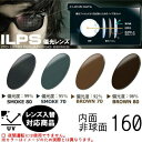 偏光機能レンズ 内面非球面 アクロライト ヘンコウ 160(2枚)単品販売 レンズ交換可能 UVカット機能付 度付きレンズ