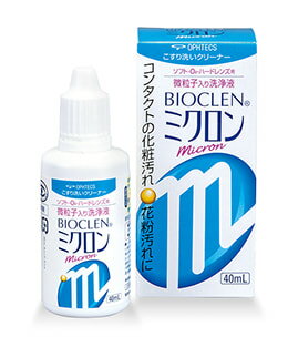 商品詳細 いつものレンズケアにこすり洗いをプラス。レンズについた花粉や化粧品の汚れを強力に除去します。 各種O2・ハードレンズ・ソフトレンズにご使用いただけます。 バイオクレンミクロンは微粒子配合なので、レンズについた花粉や普段のケアでは落としきれない脂肪、タンパク質、ムチン、カルシウム、化粧品などの汚れも微粒子がレンズと汚れの間に入り込んでしっかり除去します。 また、微粒子はレンズに優しいポリマー系。レンズより柔らかく、汚れより硬いのでこすり洗いしてもレンズに傷をつける事無く、汚れを綺麗に取り除きます。 製造元：オフテクス 携帯からもお買い物 この商品にモバイルで アクセス！！ QRコード読み取り機能が無い方はコチラをクリック！！ お得な「こん太村ポイント」付き!! こちらの商品には、10の「こん太村ポイント」が付きます。次回以降のご注文で使用できる、当店専用ポイントで、1点1円の計算となります。たくさん貯めて使うも良し、すぐに使うも良し！ ご購入前のお悩み解決で安心