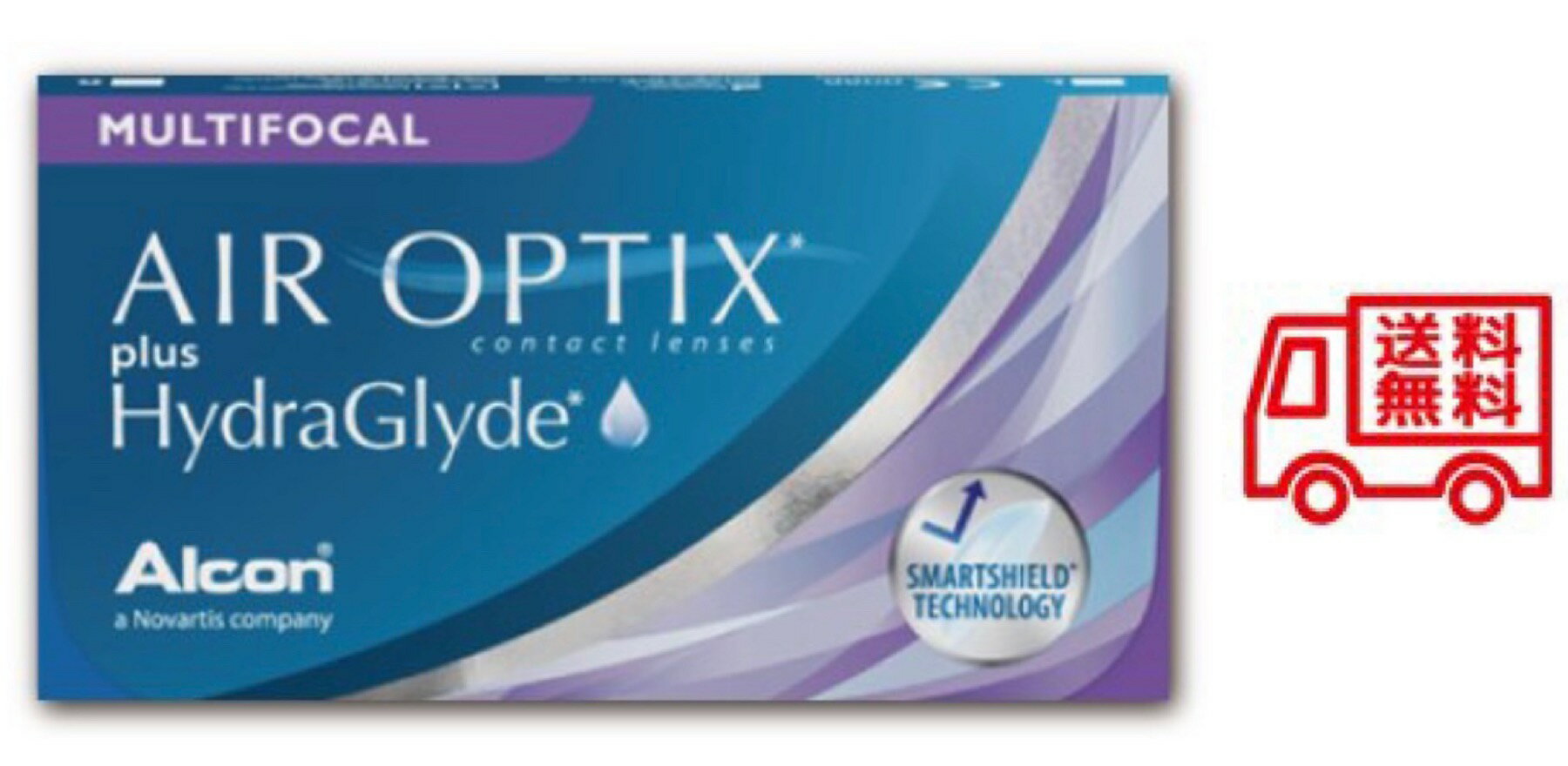 メーカー直送限定送料無料　アルコン　エアオプティクス ハイドラグライド　マルチフォーカル BC8．6 コンタクトレンズ コンタクト 二週間タイプ　2WEEK　遠近両用　【楽天SPU ポイント いつでも毎日最大11倍！】