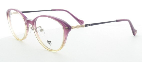 取り寄せ品 ブランドフレーム アナスイ ANNASUI 60-9038-1-49 パープルハーフ