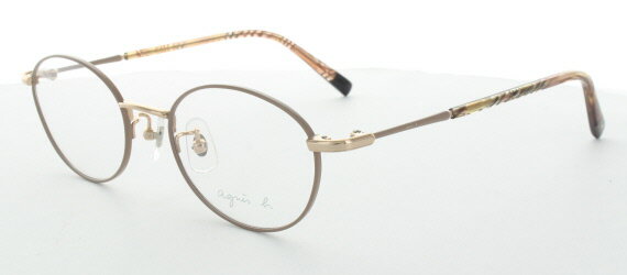 ブランドフレーム アニエスベー 50-0112-1-48 G/ベージュ 純正品 正規取扱店 agnes b 取り寄せ品 ファッション