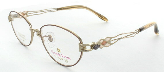 DIOR - 取り寄せ品 ブランドフレーム ヴィクトリアビーナス V-1026F-1-48 ゴールド×ブラウン