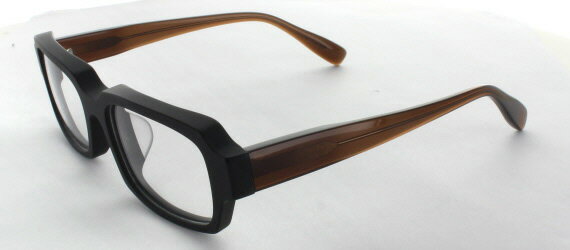 取り寄せ品 ブランドフレーム LY1523-1-55 ブラックマット×ブラウン