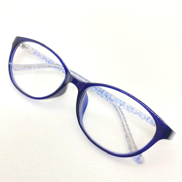 藤田光学株式会社 メガネフレーム TR 9116 col9 ネイビー 紺色 フランス風 花柄 鯖江 【KTM】