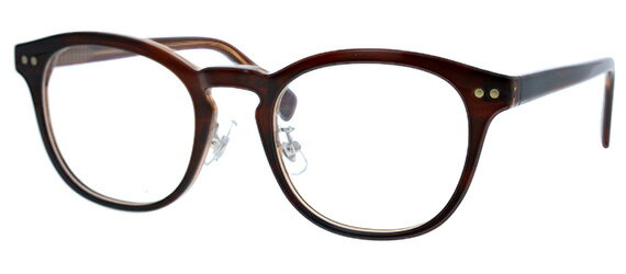 OAKLEY - 【伊達メガネOK】【レンズ別売】E'YES 1328-6-48 ブラウン アセテート カジュアル ウェリントン フレーム メガネフレーム アイイエス
