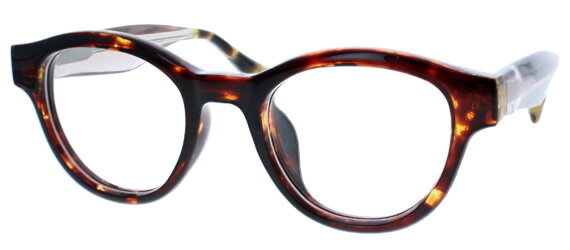 【伊達メガネOK】【レンズ別売】E'YES 1529-62-49 デミブラウン×クリアブラウン アセテート ボストン カジュアル フレーム メガネフレーム アイイエス