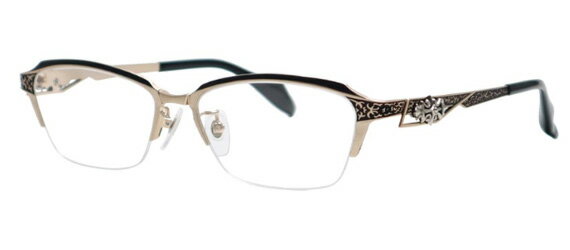 OAKLEY - 取り寄せ品 ブランドフレーム メタルエッジ ME-1044-1-56 ホワイトゴールド×ブラック かっこいい トライバル 迫力 プレミアム 限定品 メガネ 究極 コンセプト