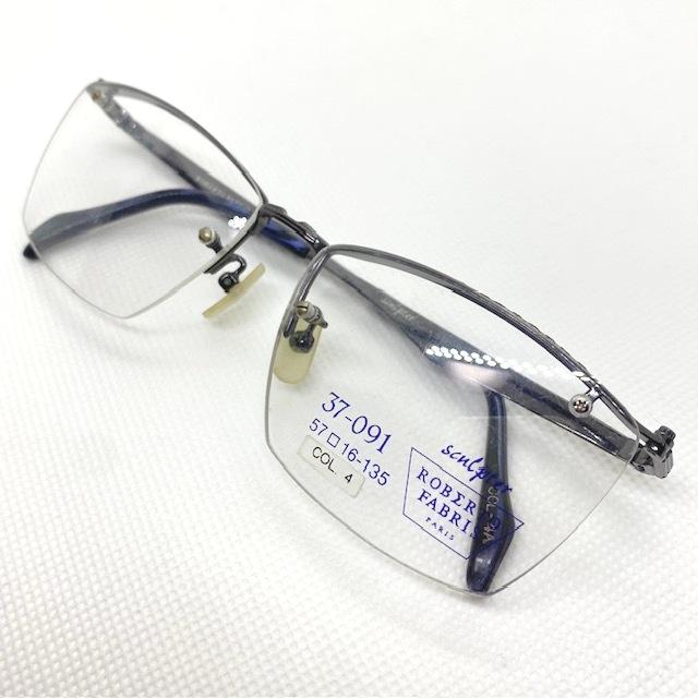 【伊達メガネOK】【レンズ別売】ROBERTO FABRIS ヴィンテージ メガネ フレーム 新品 めがね 眼鏡 在庫限り ブラック 大きめ スクエア レアモデル