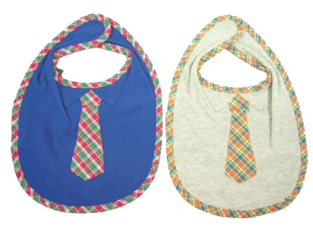 半額処分 b-ROOMベビー ビールーム ヴィンテージ 定価価格1100円 なんちゃってネクタイ風天竺素材スタイ