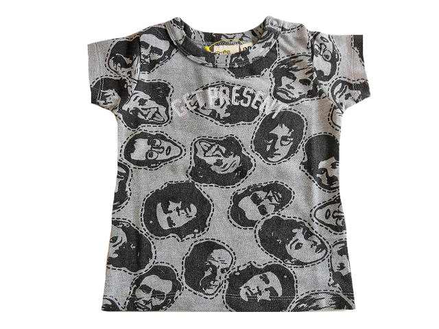 素材：綿100％ ※こちらはヴィンテージ商品です。 経年劣化による薄汚れ、ヨレ、ヤケ等が若干見受けられる場合もあります。 ご理解・ご了承にてご購入お願いいたします。 ※返品・交換できません。商品名 BAJA(バハ)★カノコ人物柄Tシャツ 　...