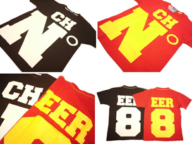 【セール】CHEER(チアー)★【キッズダンサーからスポーツジムに通う大人まで!!】前後インパクト目立ち度スペシャルBIGロゴBIGTシャツ