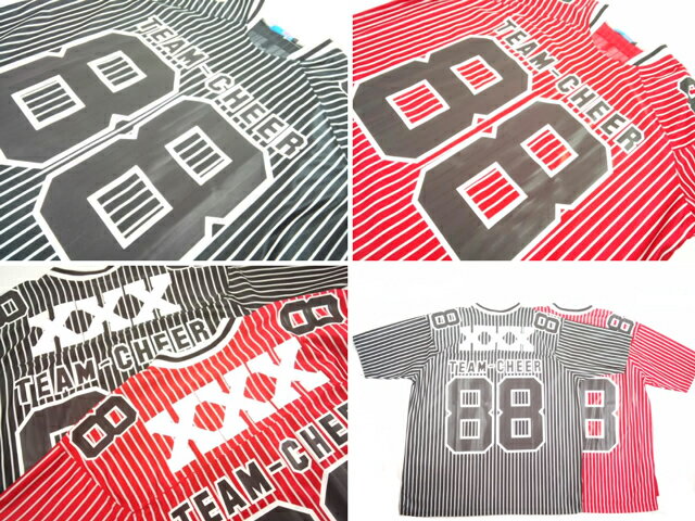【セール】CHEER(チアー)★【キッズダンサーからスポーツジムに通う大人まで!!】ナンバーリングロゴプリントのホッケーシャツ