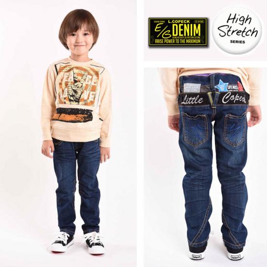 Rakuten - L.COPECK(コペック)★ハイストレッチ デニム パンツ(80〜140cm)