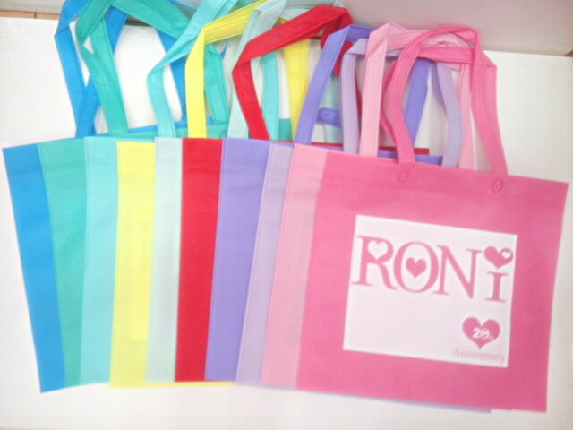 【単品での購入は不可となります】《非売品》ブランド関係なく2万円以上お買い上げプレゼント ロニィ RONI RONIカラフルトートバッグ ノベルティ