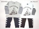 【セール】 RADCUSTOMベビー(ラッドカスタム)★【出産祝いギフト】レイヤード風天竺長袖Tシャツ＆長パンツ/セットアップ/2点セット