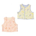 baby ampersand(アンパサンド)★くまとうさぎ柄リバーシブルベスト(60~80)