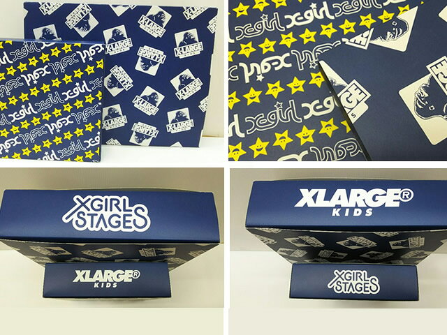 小 エクストララージ XLARGE エックスガール X-girl 共通ギフトボックス ギフト包装