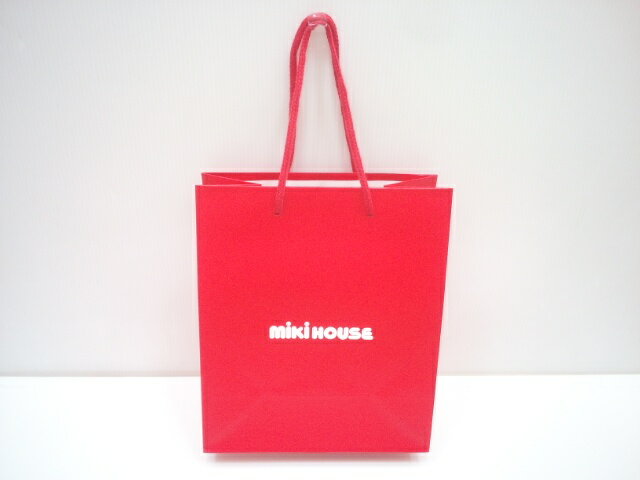 MIKI HOUSE 正規取扱店/ 小 ミキハウス MIKIHOUSE ギフトラッピング プレゼント包装 約26×22cm ギフトトートバッグ