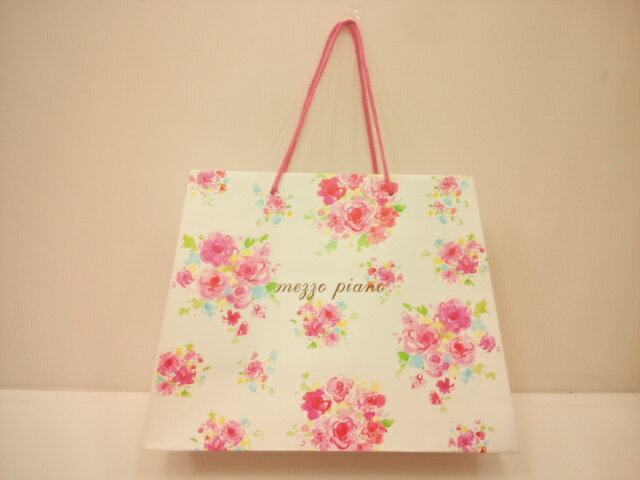 メゾピアノ mezzopiano ギフトラッピング プレゼント包装 約27×36×15cm ギフトトートバッグ 紙袋
