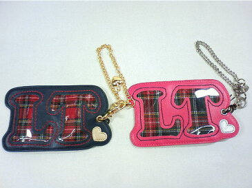 【さらに値下げしました!!】【セール】LOVETOXIC(ラブトキシック)★タータンチェックLTロゴパスケース