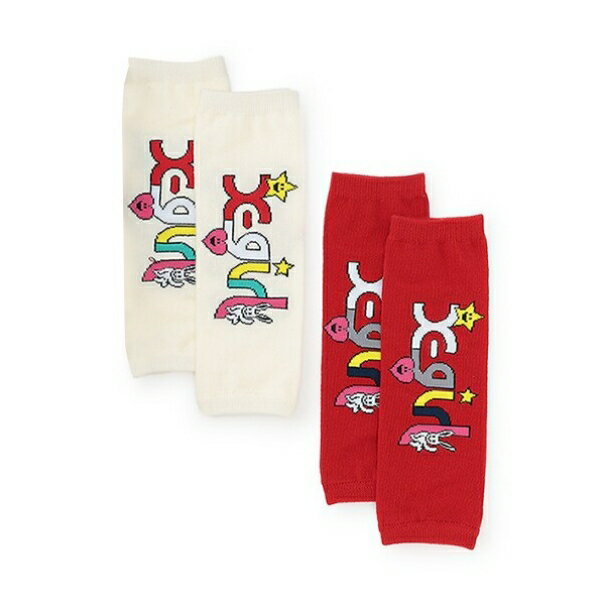 X-girl Stages エックスガール ロゴ&キャラクターレッグウォーマー 新生児 ベビー