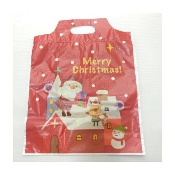 ギフトラッピング クリスマス サンタ 大 約27cm×25cm×マチ8cm